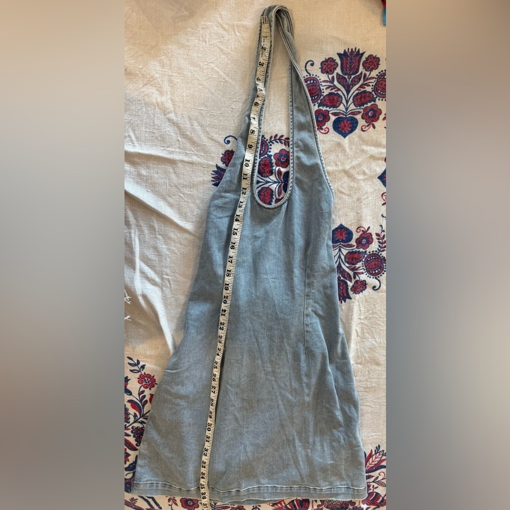 Ser.o.ya Denim Halter Dress Size Small Hugo Dress - Picture 5 of 12